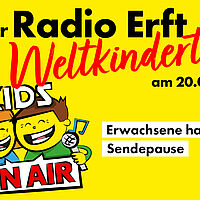 Weltkindertag am 20.09. - 6b des KKG live bei Radio Erft