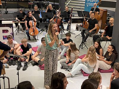 „Musik-Battle“ am KKG Wesseling mit den Jgst. 8 und 9